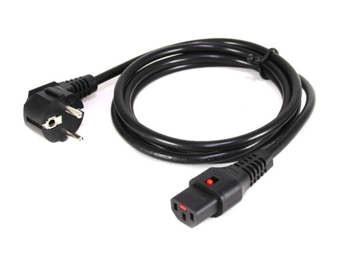 KMAINS-EU-LOCK | Mains Cable Push Lock Europe